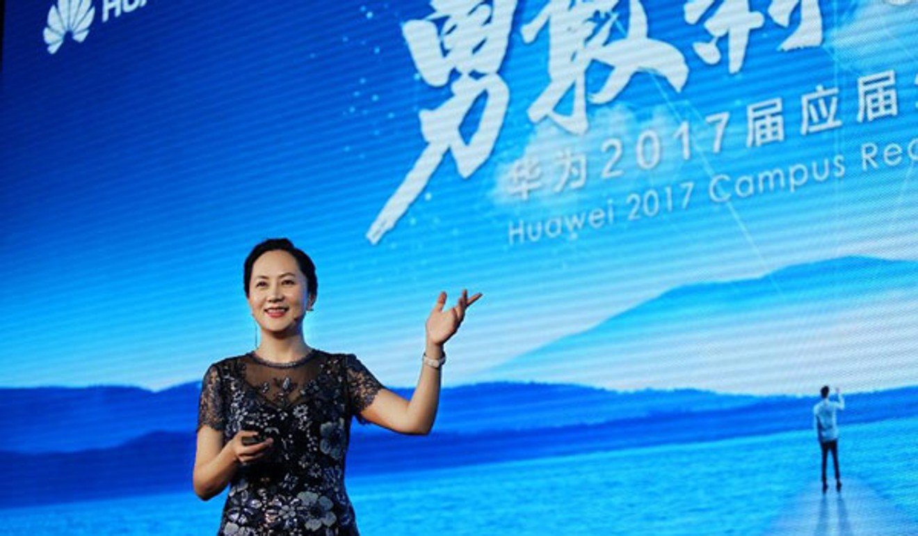 Huawei chief financial officer Sabrina Meng Wanzhou