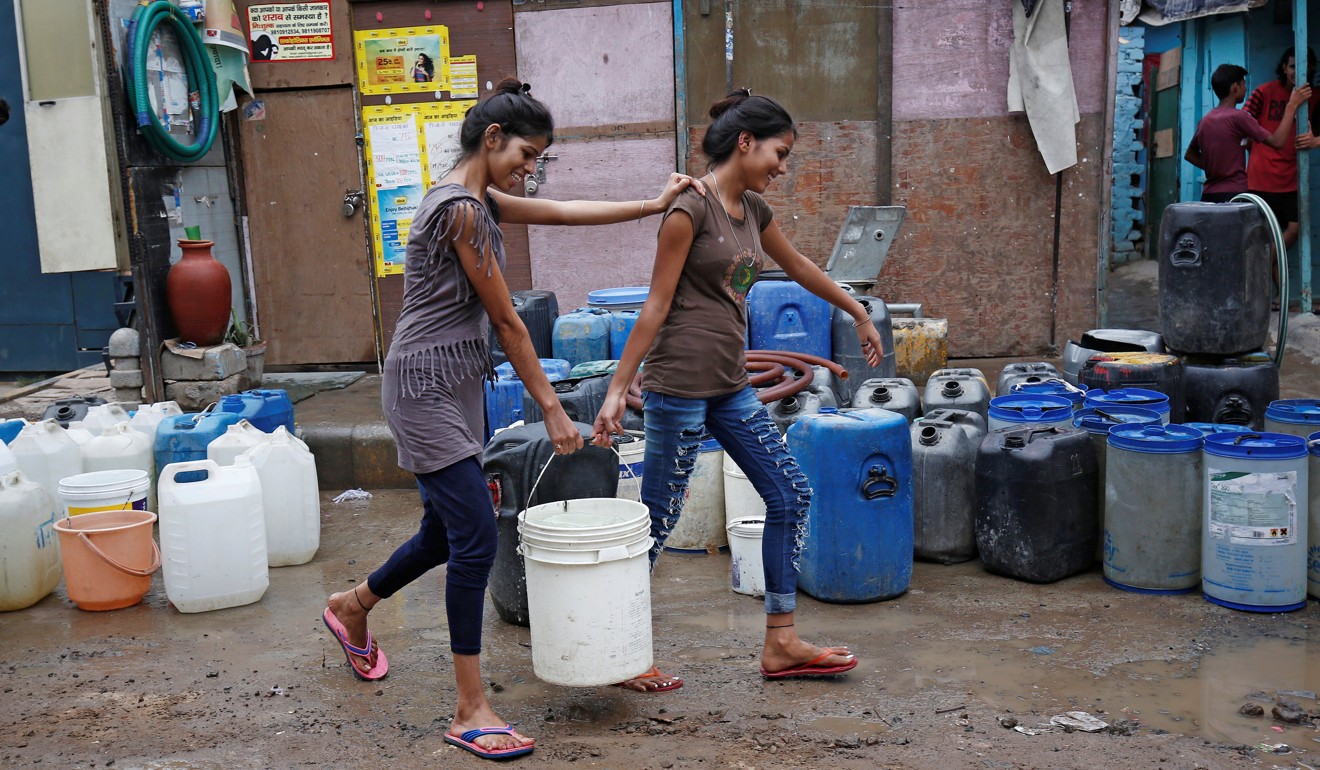 New Delhi, in India, was identified as one of the locations most at risk from ‘water stress’ by the International Tourism Partnership’s Destination Water Risk Index. Picture: AFP