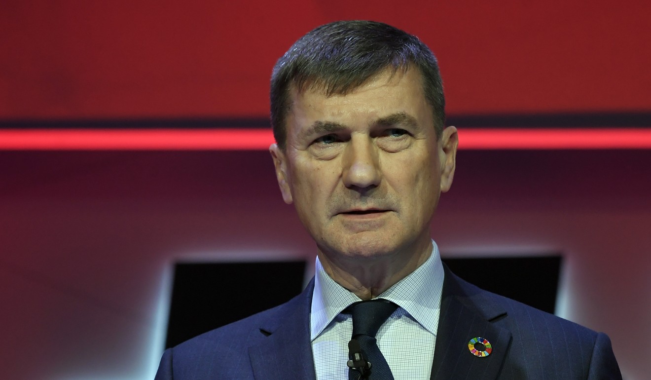 Vice-President of the European Commission Andrus Ansip in February, 2018. Photo: AFP
