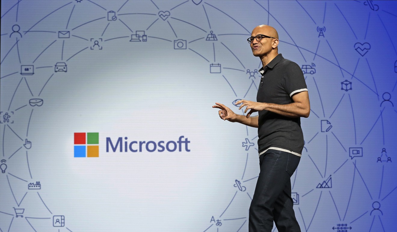 Microsoft paid CEO Satya Nadella US$25 million in 2017. Photo: AP