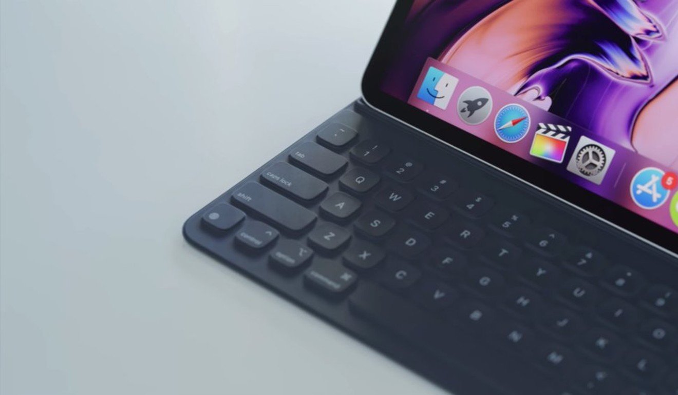 You can also use Apple’s own Smart Keyboard for iPad Pro, which gets its charge from the iPad itself and connects to the tablet magnetically.