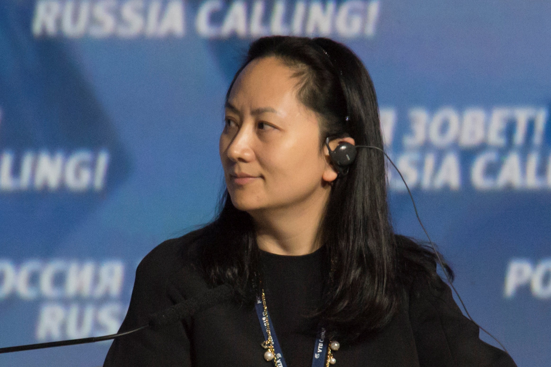 Huawei CFO Meng Wanzhou, photographed here at a session of an investment forum in Moscow in October 2014, was detained in Canada on December 1 at the request of the US government. Photo: Reuters