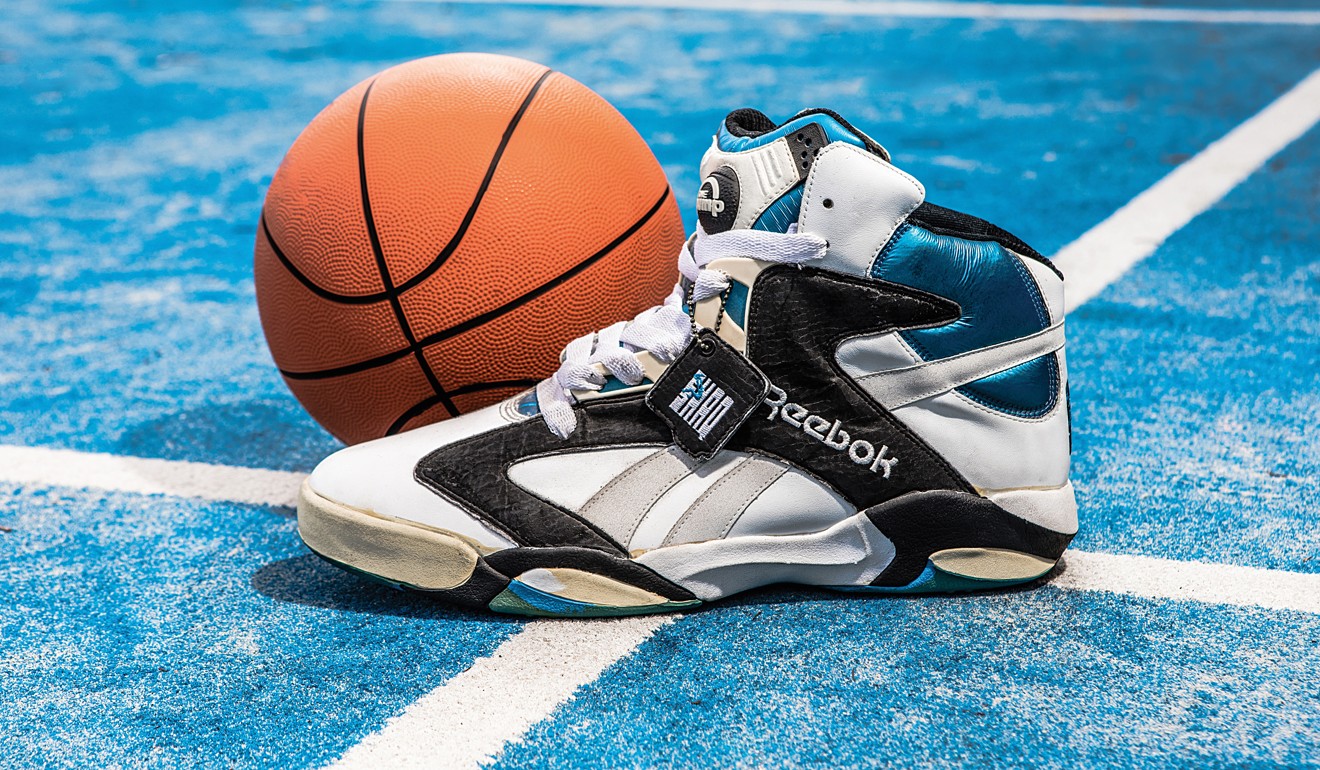 A Reebok basketball shoe featured in Sneaker Freaker. Photo: Taschen