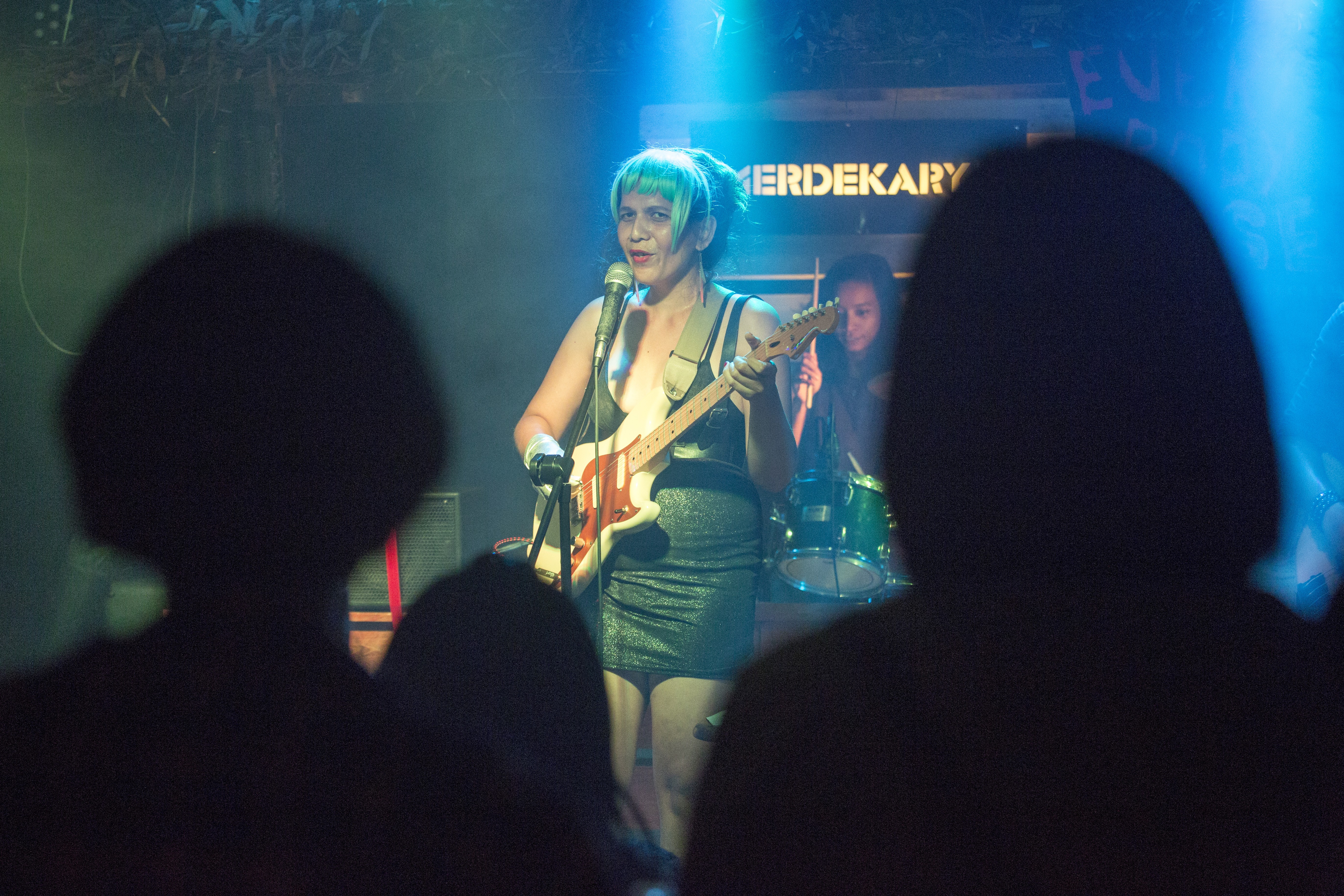 Shika and her band Tingtong Ketz perform at an event in Kuala Lumpur. Photo: Alexandra Radu
