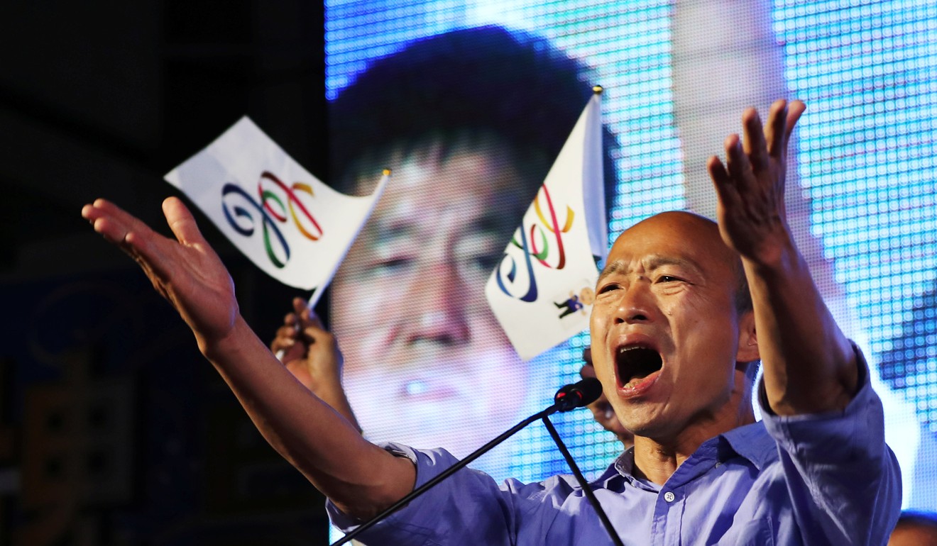 Not even Beijing was expecting opposition Kuomintang candidate Han Kuo-yu to win the mayoral election in the pro-independence stronghold of Kaohsiung in Taiwan’s November local elections. The results have reinvigorated the city-to-city Taipei-Shanghai Forum. Photo: Reuters