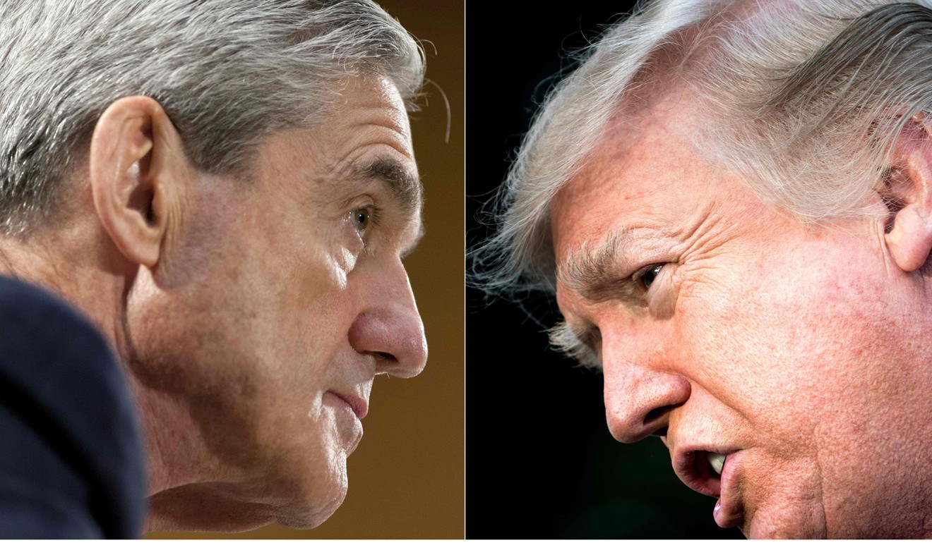 Robert Mueller and Donald Trump. Photo: AFP