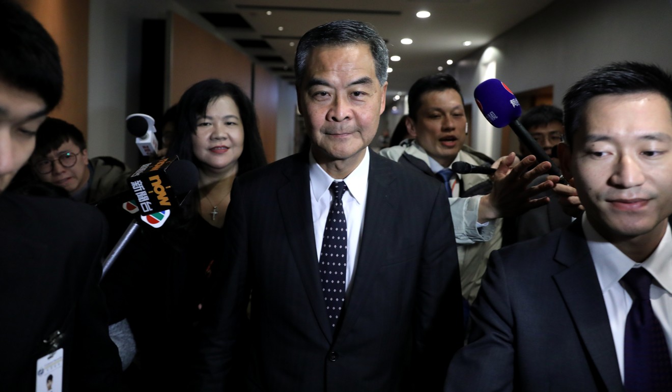 Leung Chun-ying has been cleared of any wrongdoing. Photo: Sam Tsang