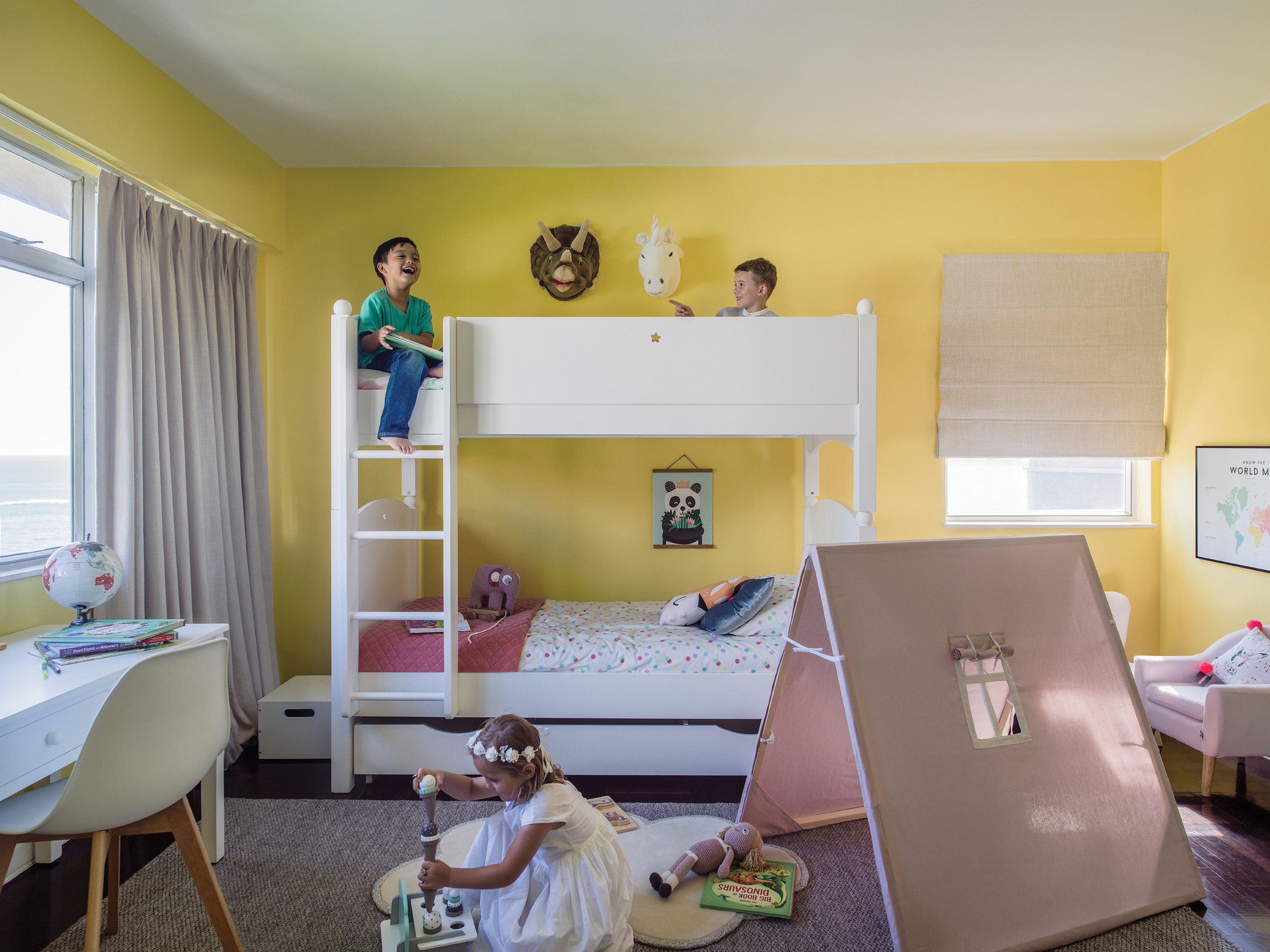 Children’s furniture from Indigo Living ensures safety and maximises the use of space.