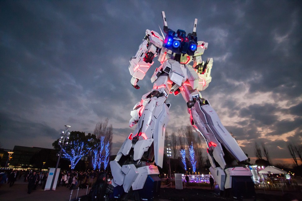 A full-size Mobile Suit RX-0 Unicorn Gundam in Tokyo. Photo: Shutterstock