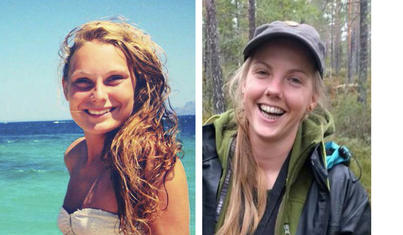 The beheaded bodies of Louisa Vesterager Jespersen (left), 24, of Denmark, and Maren Ueland, 28, of Norway, were found by fellow hikers in Morocco. Photos: Facebook