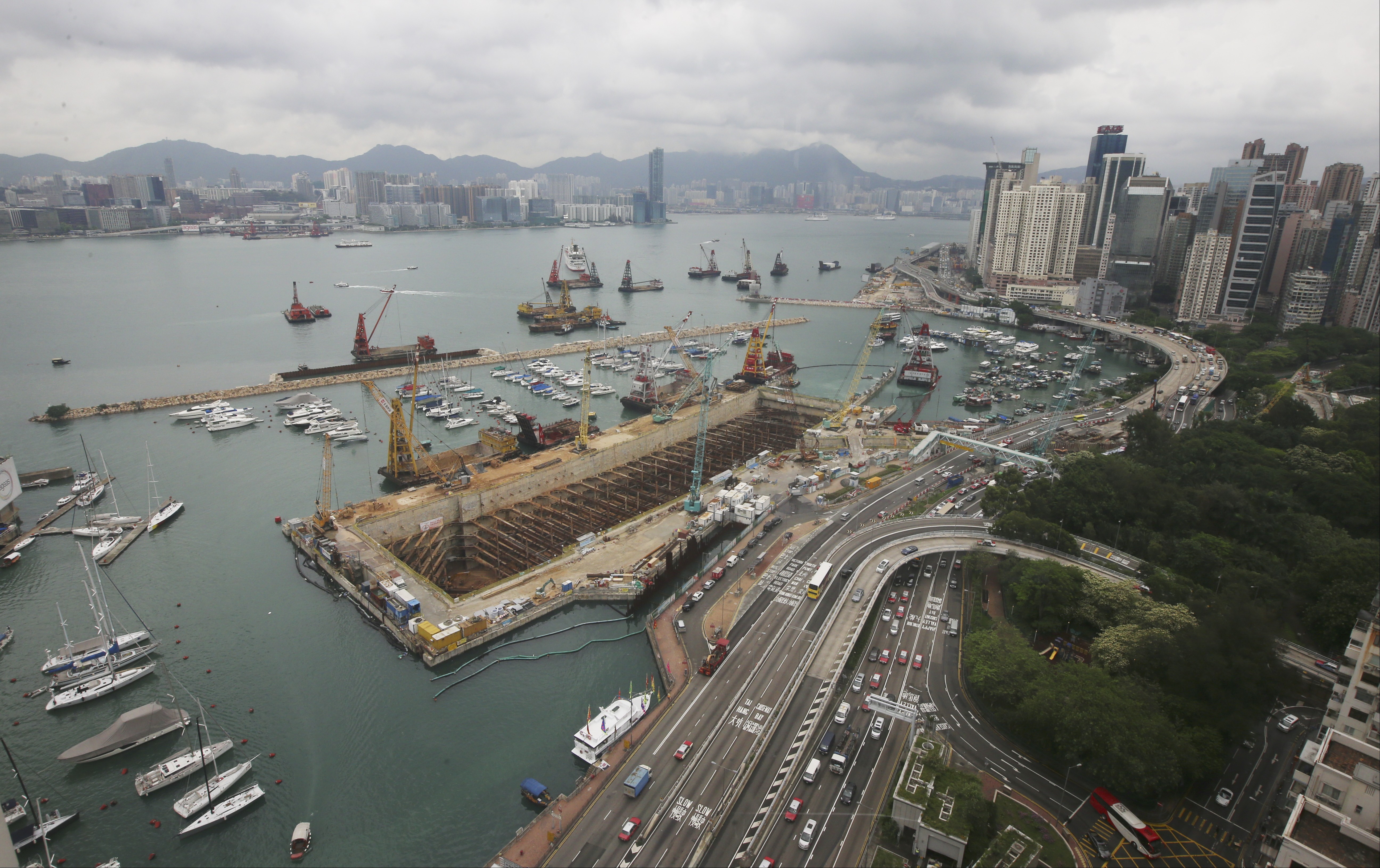 After years of construction and controversy, the Central-Wan Chai Bypass is set to open soon. Photo: David Wong