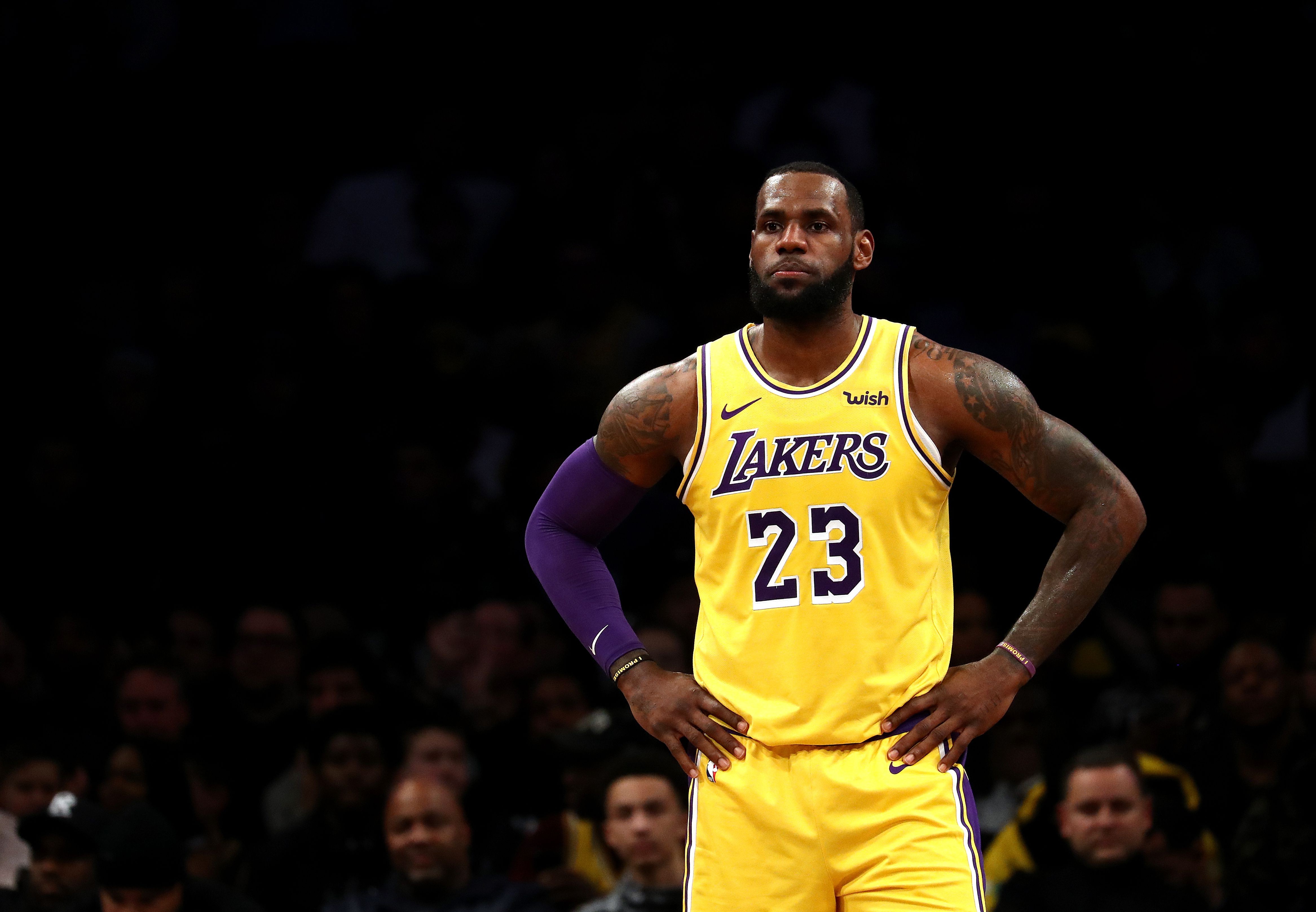 China as LA Lakers and Brooklyn Nets 