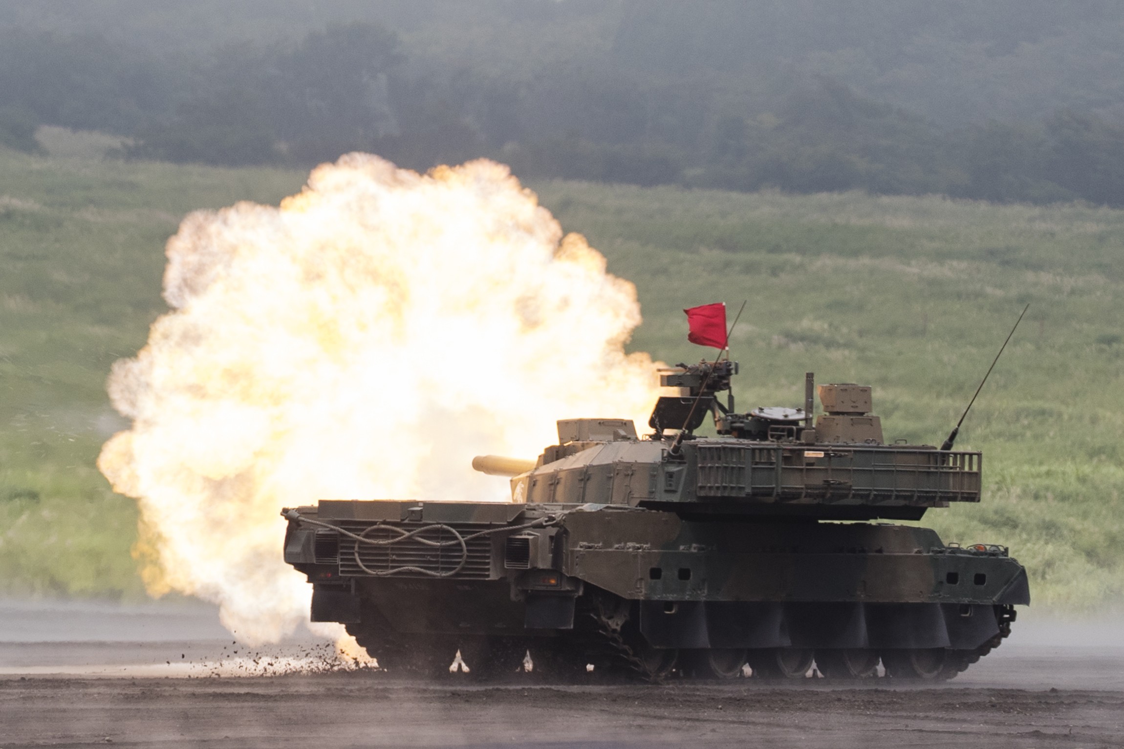 Japan’s Ground Self-Defence Forces take part in a live-fire military drill. Photo: Xinhua