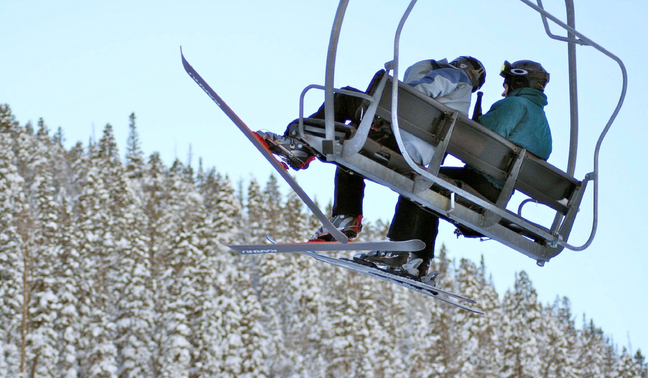 File photo of people riding a ski lift at Taos Ski Valley, New Mexico. Photo: Reuters