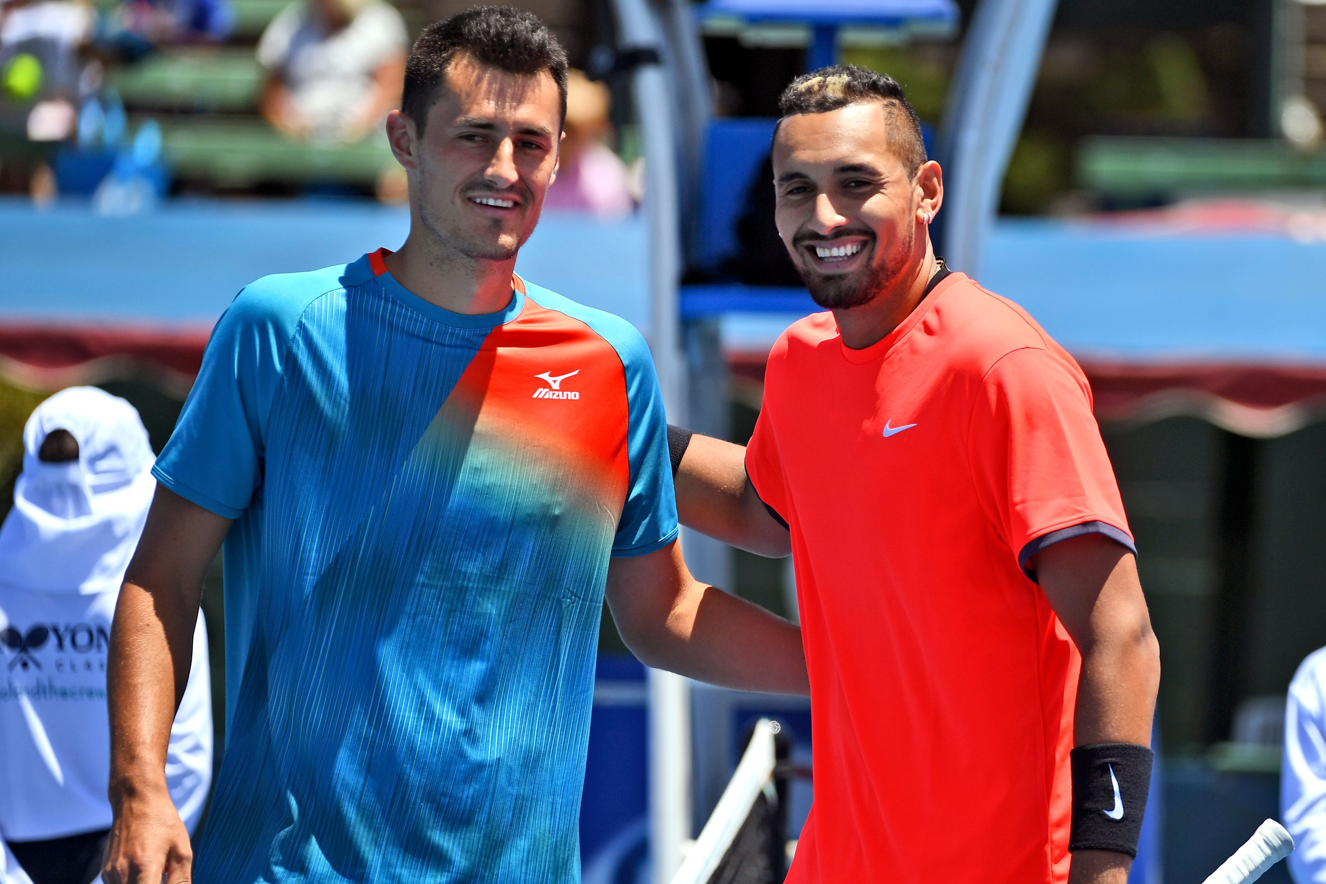 Bernard Tomic and compatriot Nick Kyrgios are symbolic of Australian tennis’ current state. Photo: AFP