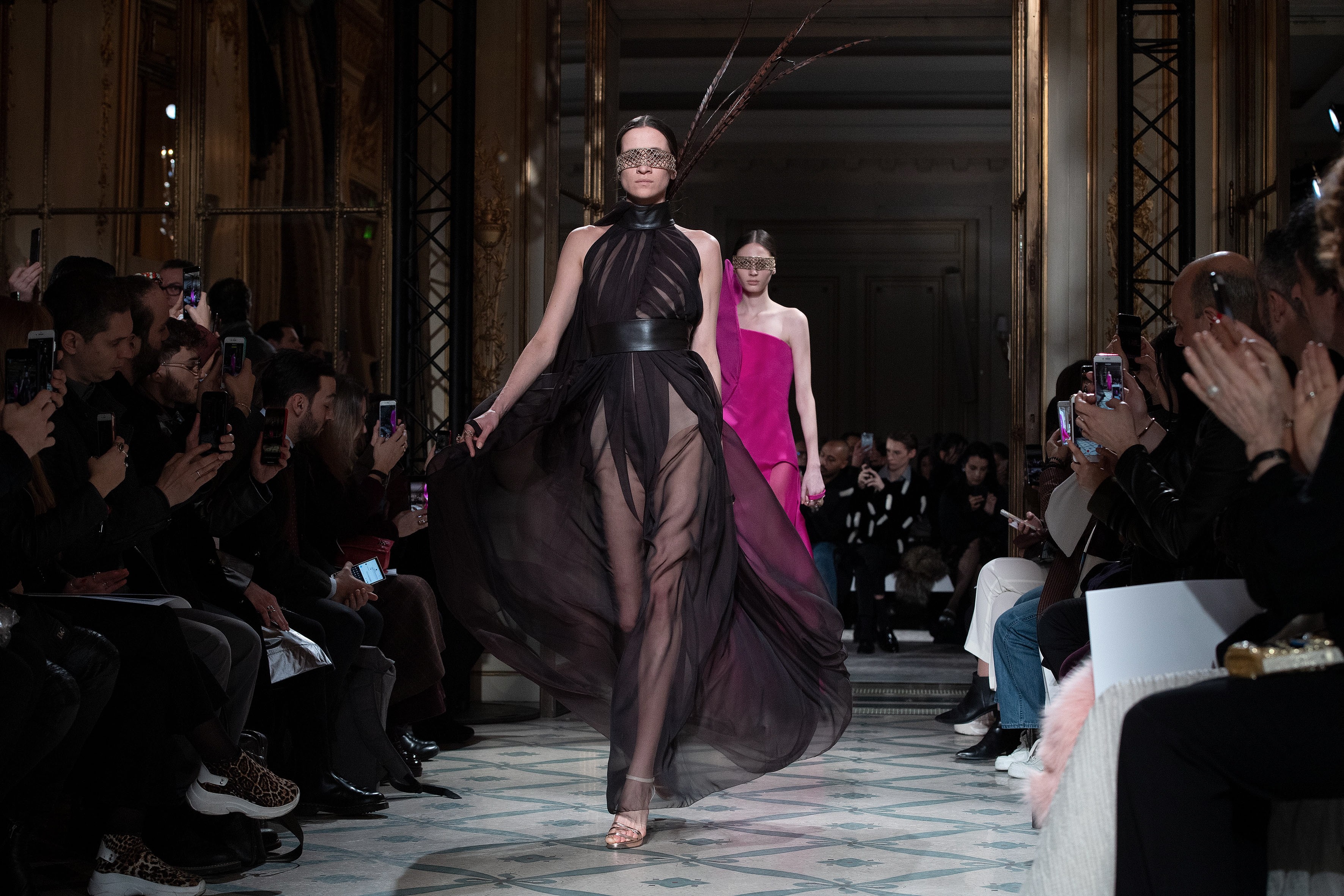 Paris Haute Couture 2019: Will Azzaro and Giambattista Valli’s ‘leggy ...