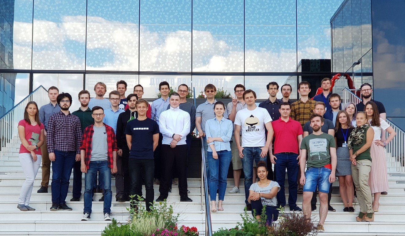 Insilico Medicine staff at their research centre in Skolkovo Technopark in Russia.