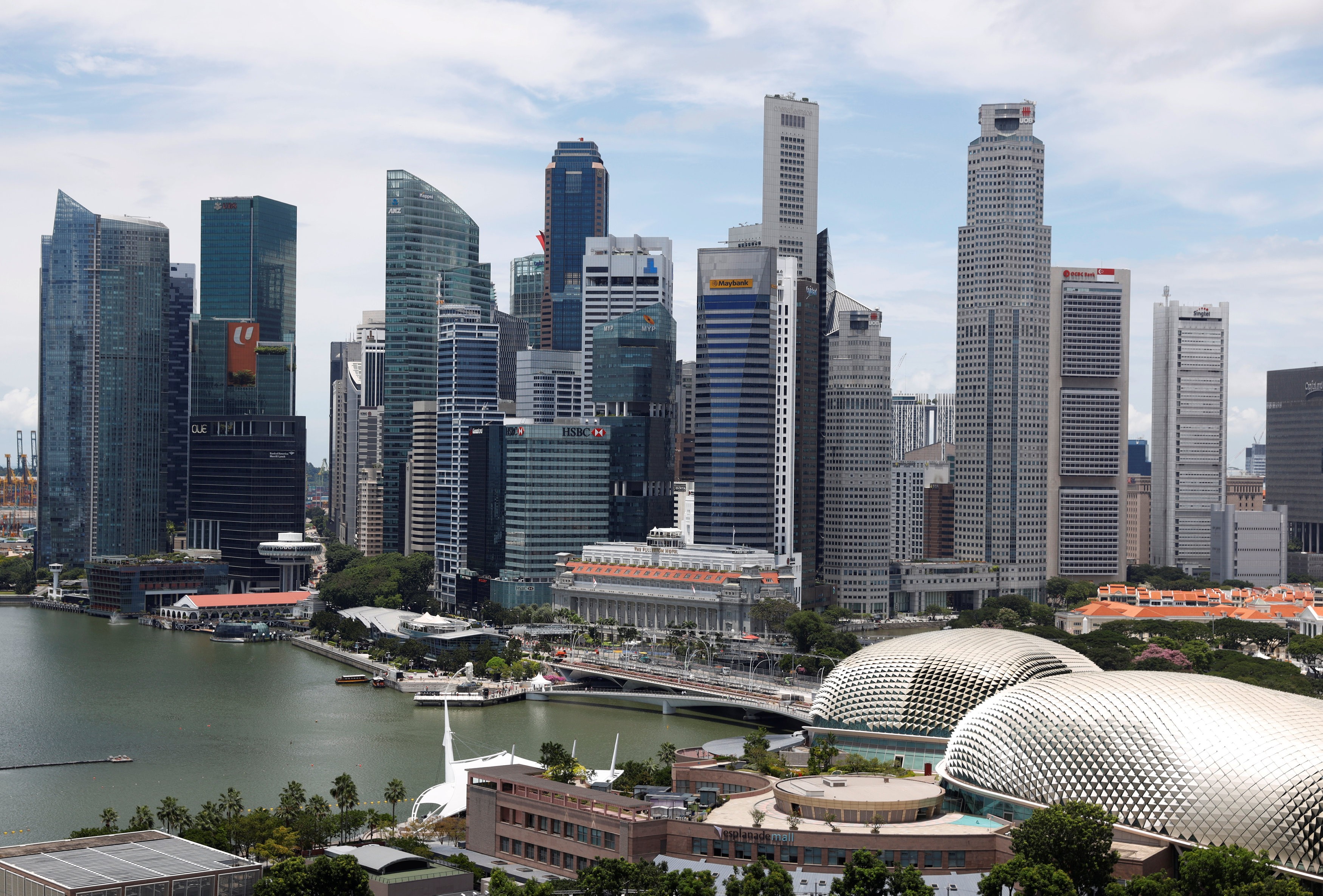 A view of Singapore’s skyline. Photo: Reuters