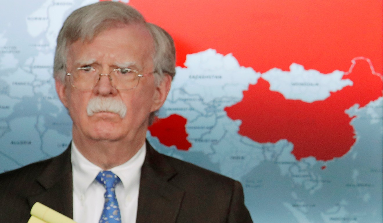 John Bolton looks on during a press briefing at the White House on January 28, 2019. Photo: Reuters