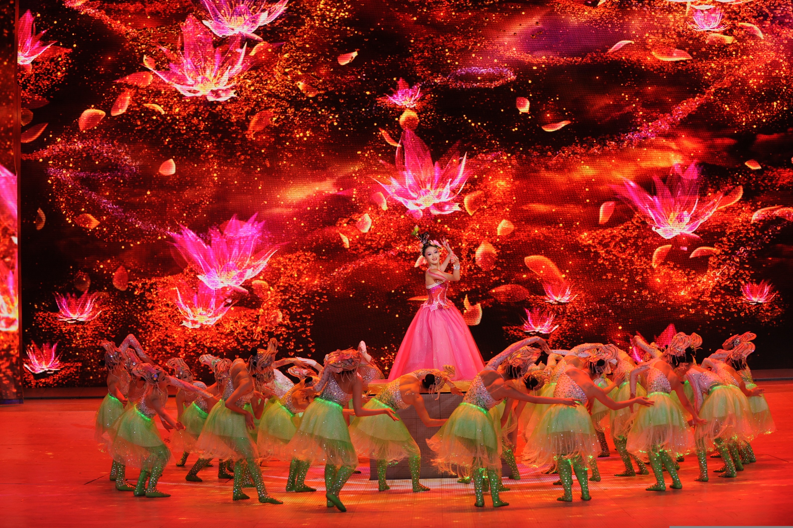 A scene from the 2010 edition of CCTV’s annual Lunar New Year programme. Photo: China Foto Press