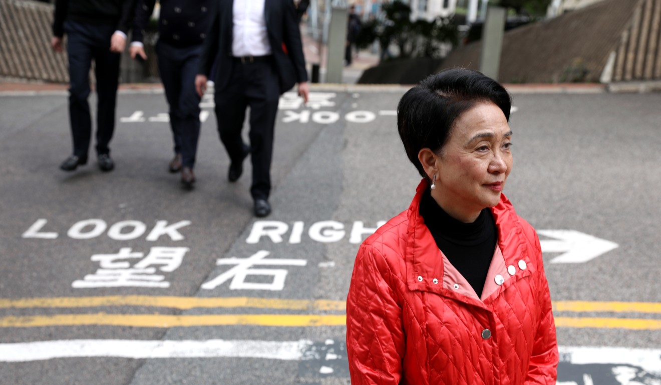 Emily Lau said the Democratic Party’s International Affairs Committee’s objective is to be more focused in strengthening interaction with foreign diplomats, politicians and businessmen. Photo: Nora Tam
