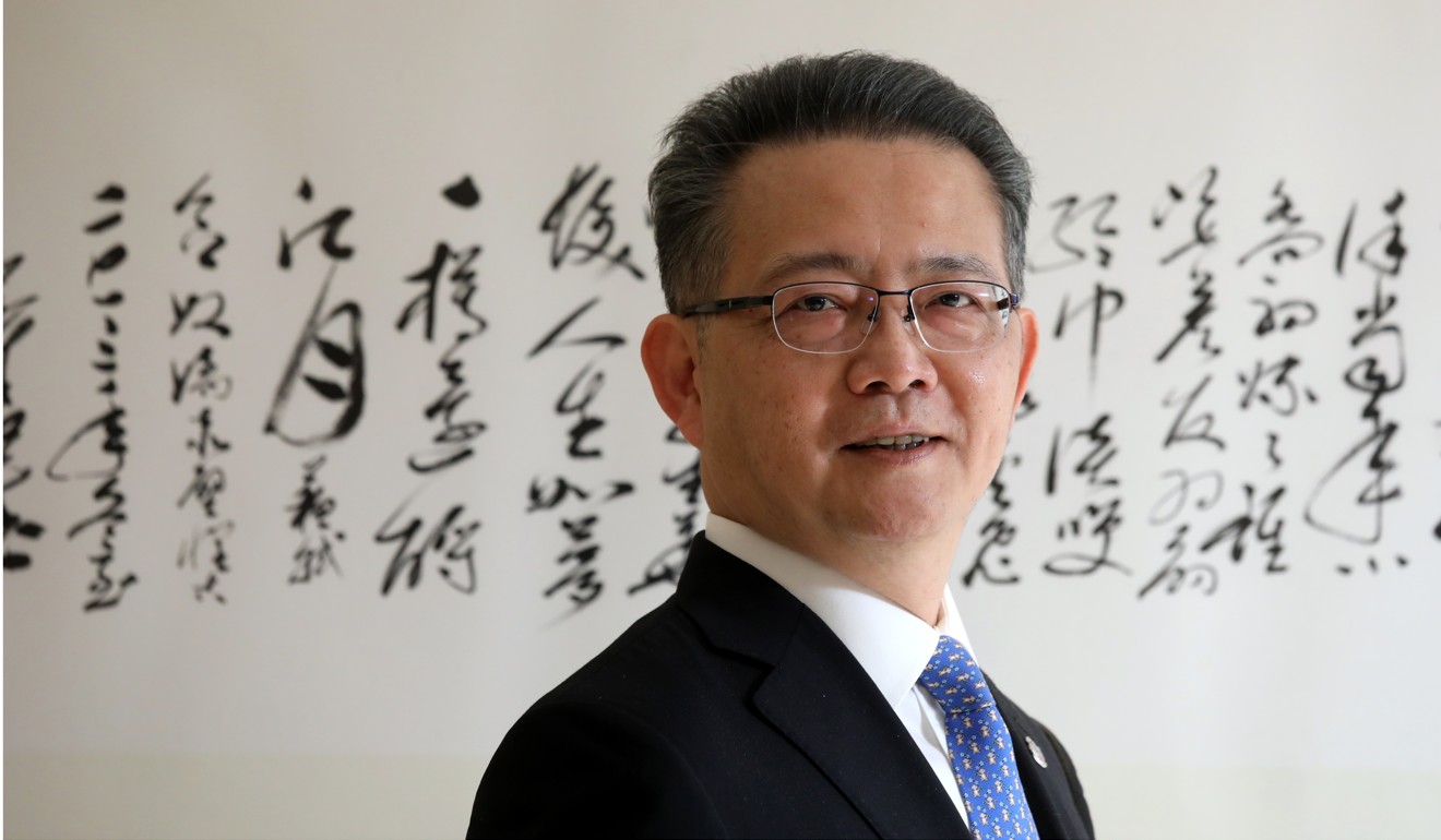 Patrick Law Fu-yuen, president of the Hong Kong Institute of Certified Public Accountants, says more needs to be done for the city’s financial firms to expand into the Greater Bay Area. Photo: Dickson Lee
