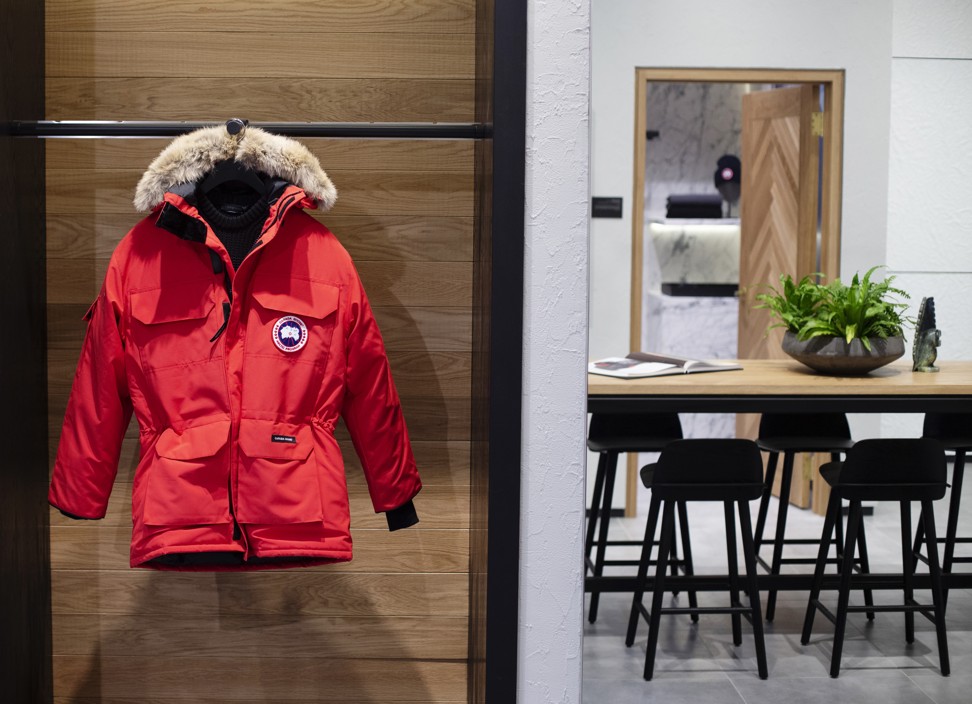 Canada Goose has rooms at some stores where shoppers can test parkas in temperatures of minus 25 degrees Celsius. Photo: Bloomberg