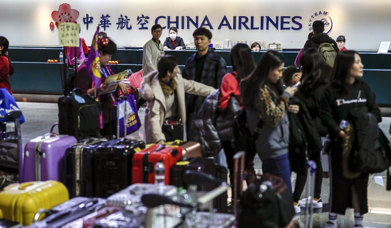 The China Airlines pilots went on strike on February 8, during the Lunar New Year holiday season. Photo: EPA-EFE