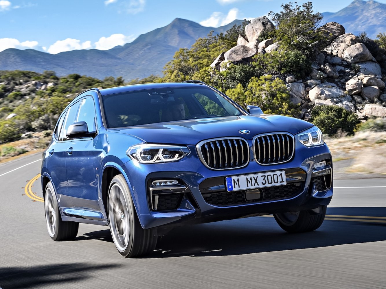 The BMW X3 is listed among the Insurance Institute for Highway Safety picks for the safest cars in 2019. Photo: BMW