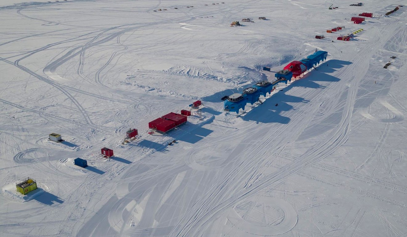 The Halley VI site, run by the British Antarctic Survey. Photo: Handout