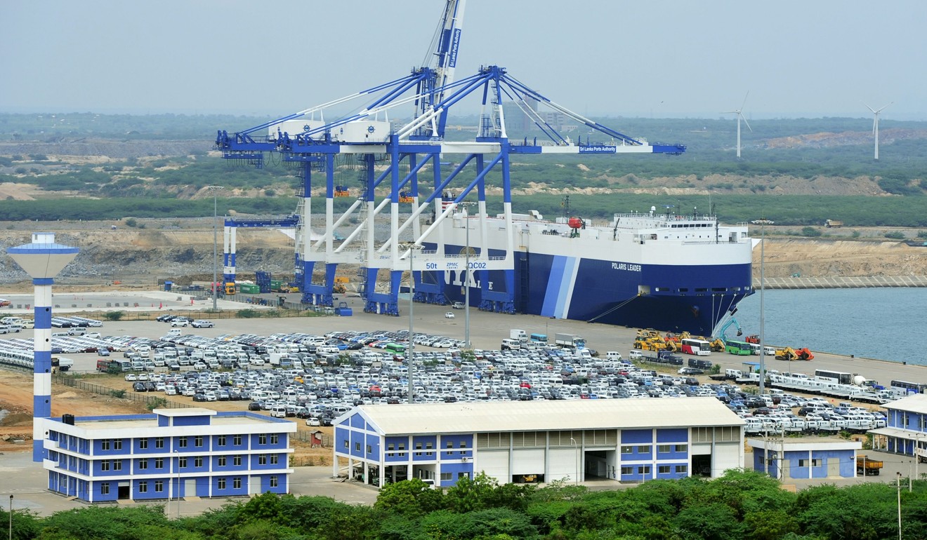 Sri Lanka in 2017 sold a 70 per cent stake in an unprofitable but strategically placed deep sea harbour in Hambantota to China at US$1.12 billion. Photo: AFP