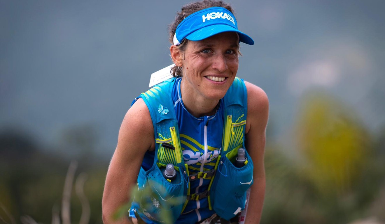 Audrey Tanguy is all smiles as she distances her rivals. Photo: Sunny Lee