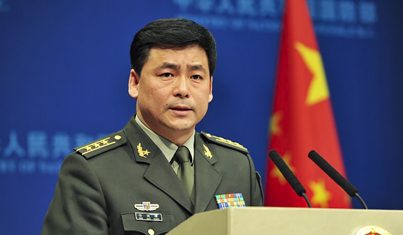 Ren Guoqiang says China will “take resolute steps” to safeguard its sovereignty. Photo: Mod.gov.cn