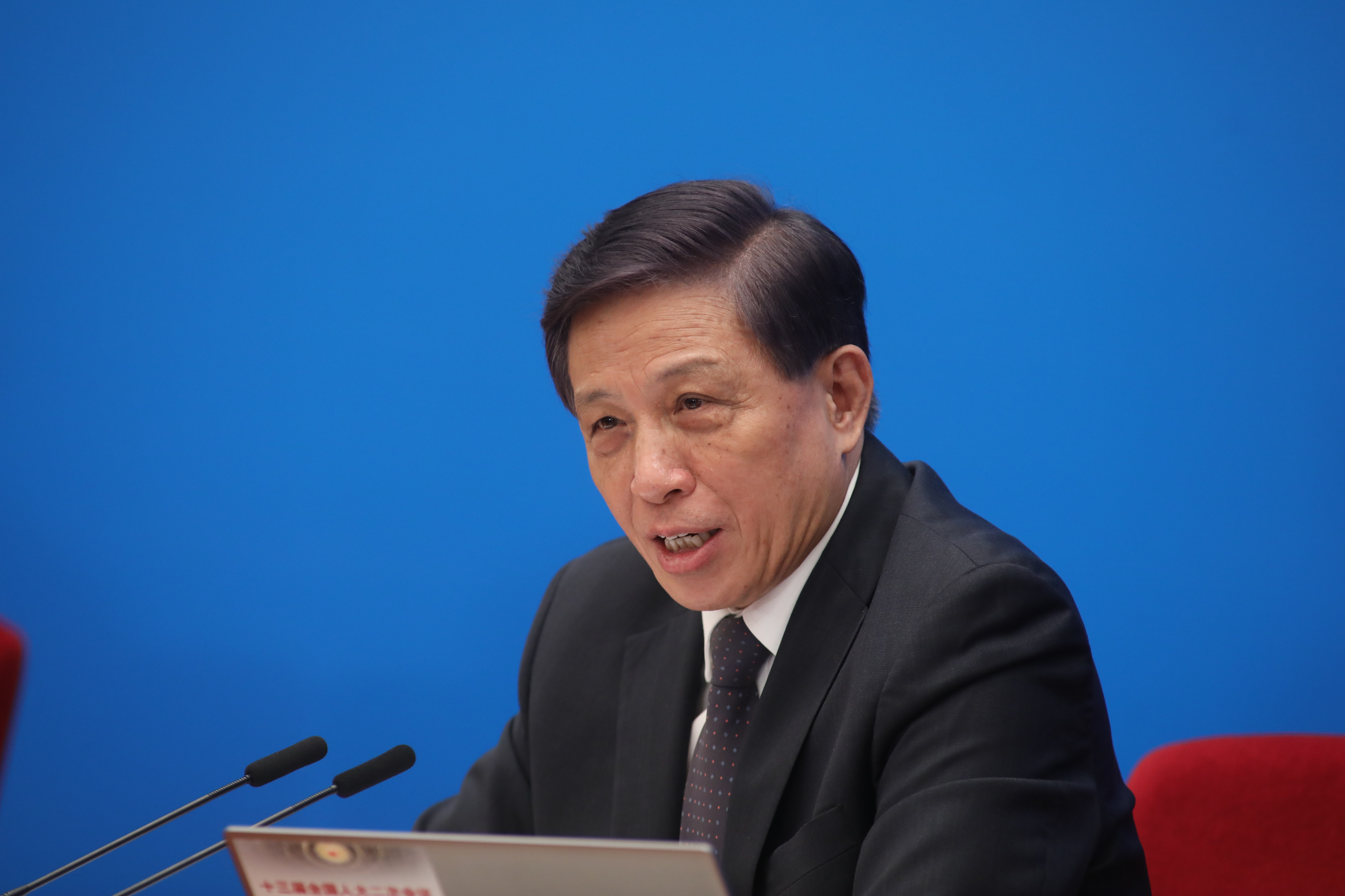 Senior Chinese diplomat Zhang Yesui has called for an end to the US-China trade dispute ahead of the 2nd Plenary Session of the 13th National People's Congress. Photo: Simon Song