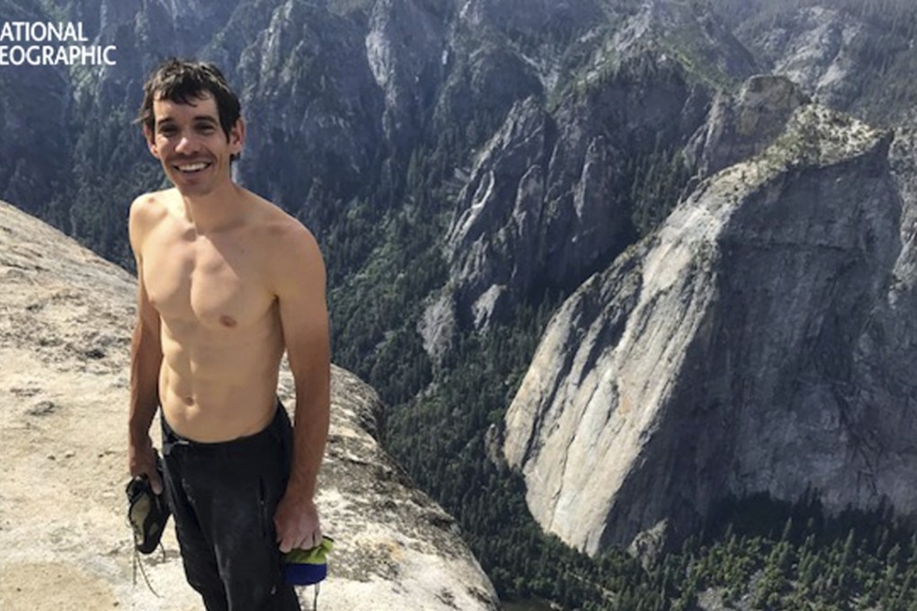 Alex Honnold's rope-free ascent of 900m El Capitan is