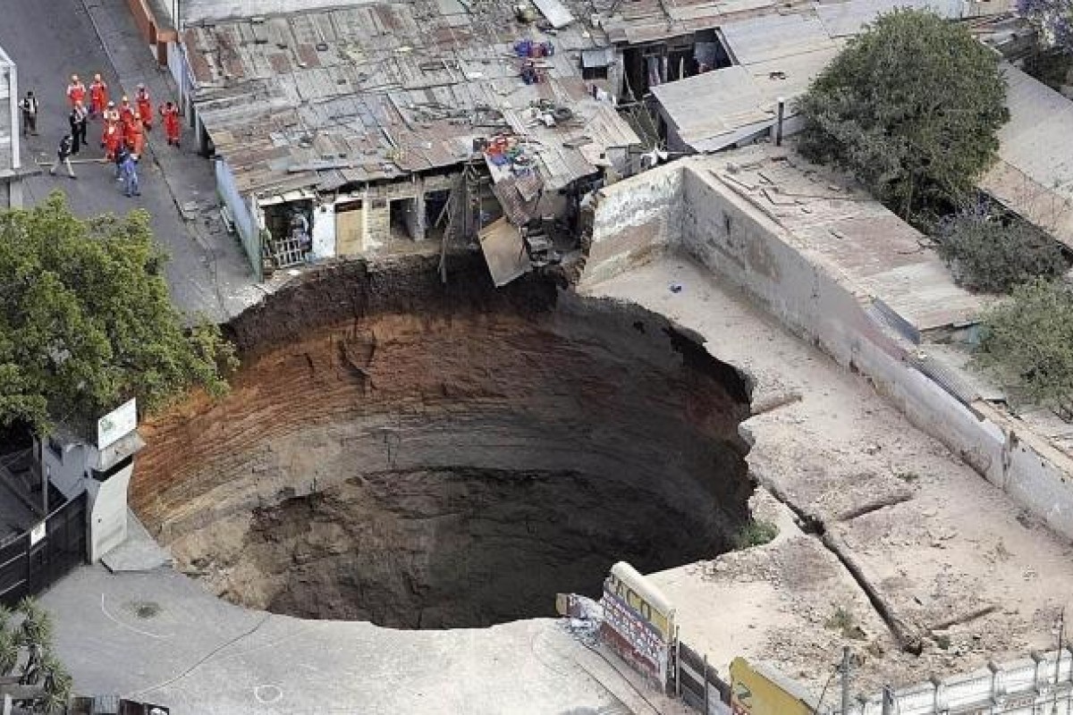 Sinkholes An Act Of Geology Not God South China Morning Post