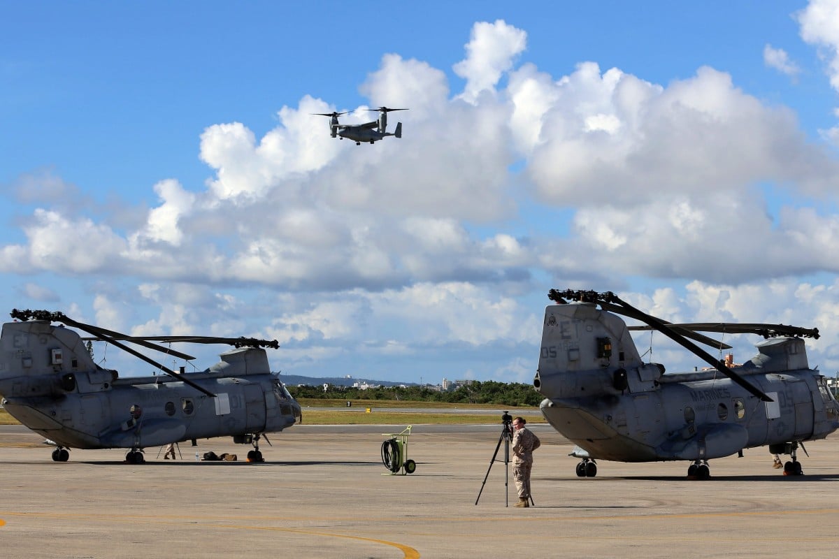 US Military Helicopter Crashes In Okinawa | South China Morning Post