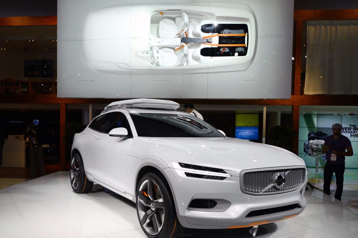 The XC Coupe concept car incorporates some of the new pizzazz sought by Volvo chairman Li Shufu. Photo: EPA