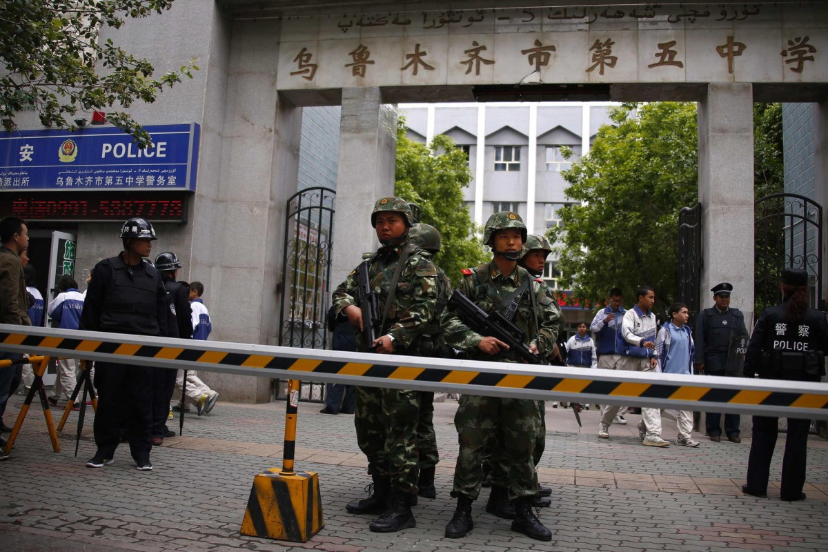 Huge military display in Urumqi after attack that killed 31 | South ...