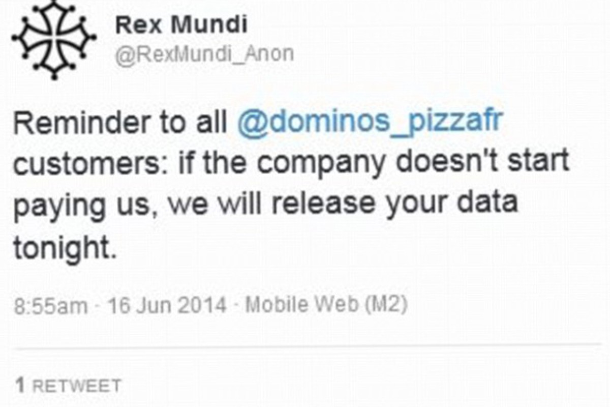 Domino S Pizza Held To Ransom By Hackers Over Customer Data South China Morning Post