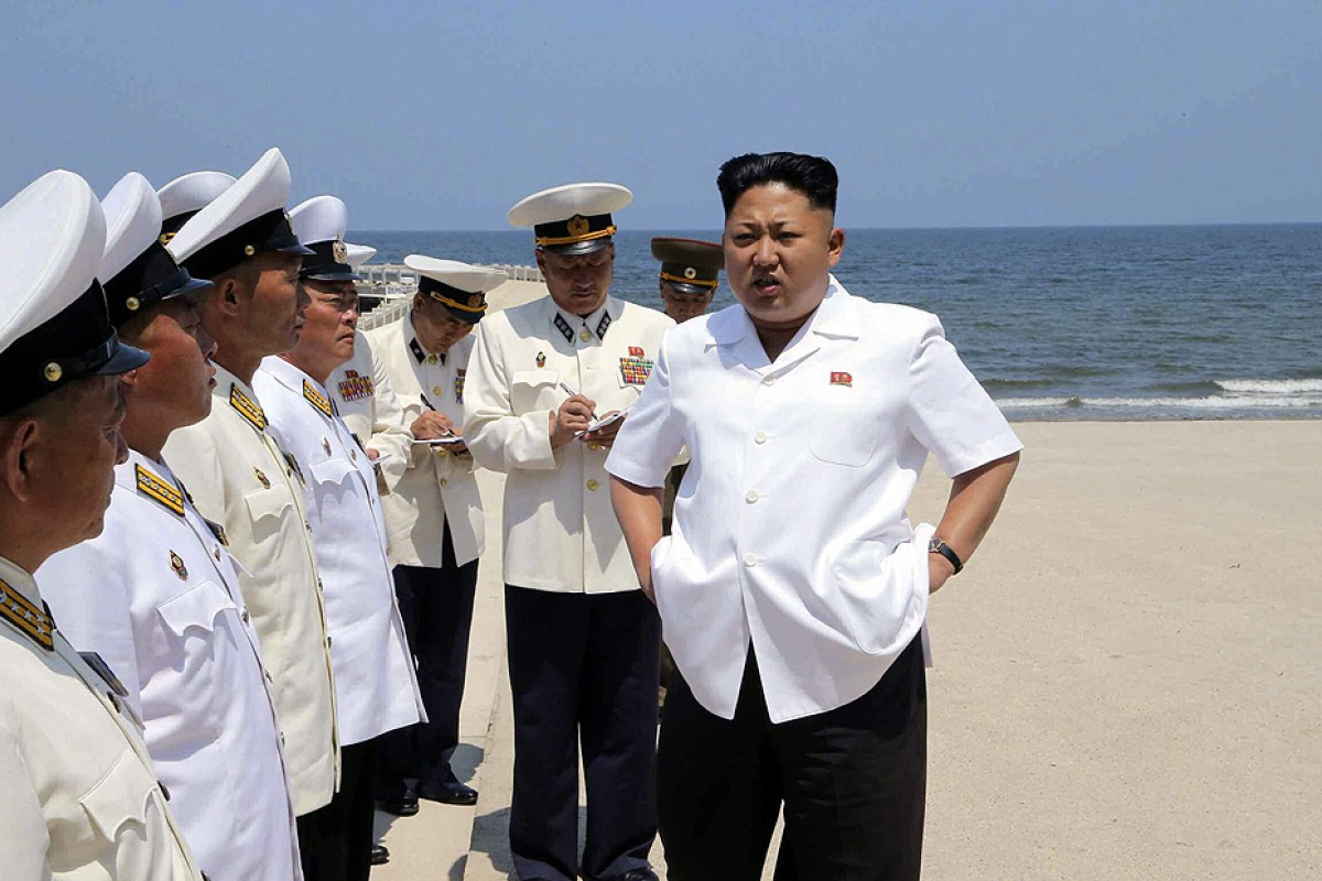 N Korean leader Kim Jong un directs island assault drill state media