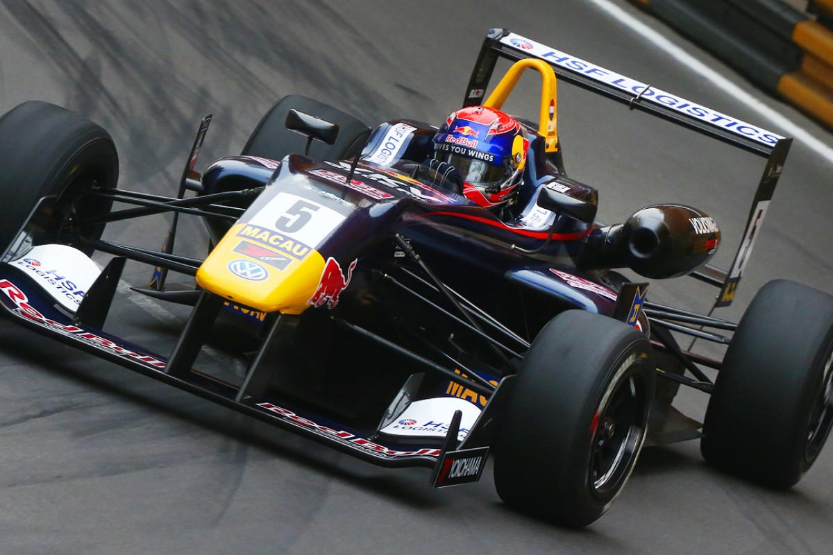 Max Verstappen of Van Amersfoort Racing in the Suncity Group Formula 3 Macau Grand Prix. Photo: K.Y. Cheng