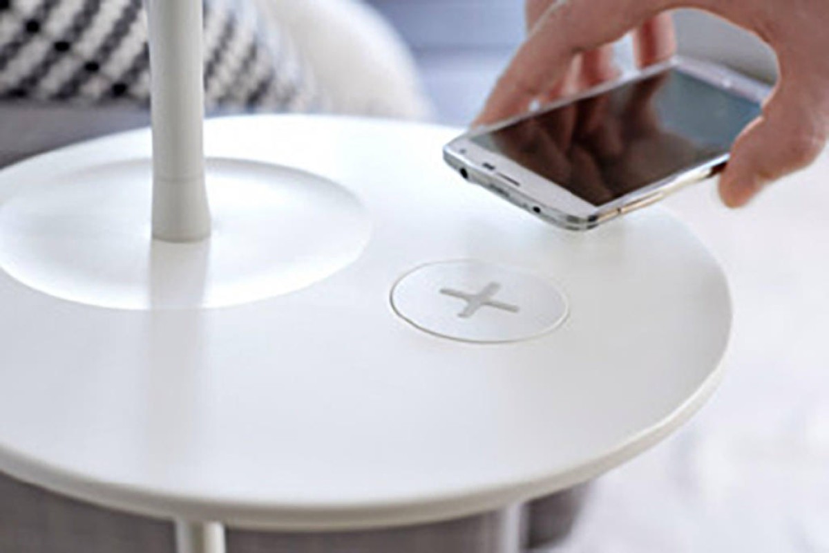 ikea wireless charging bedside table