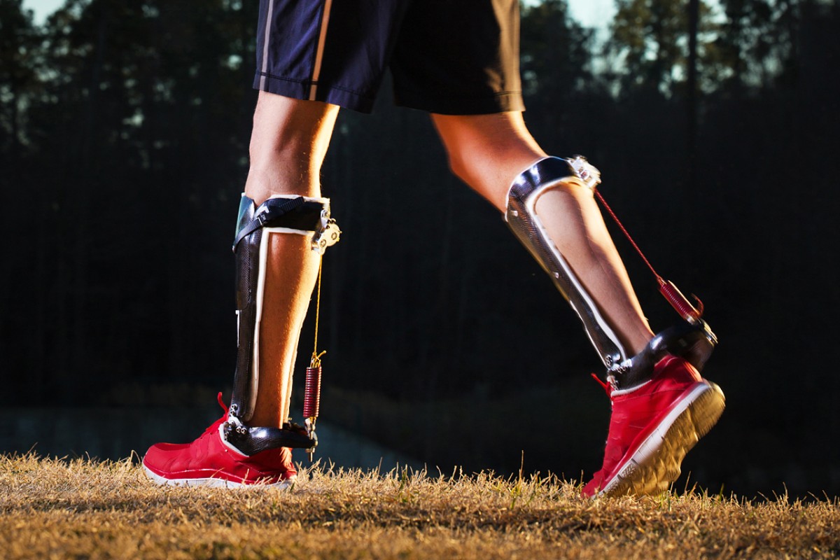 Groundbreaking exoskeleton device literally puts a spring in your step