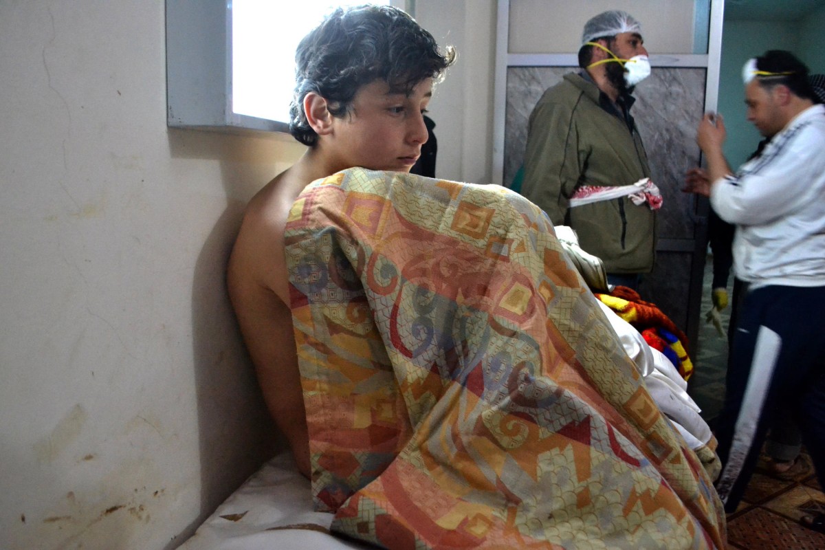 Chlorine gas attack video of dying children moves UN delegates to tears South China Morning Post