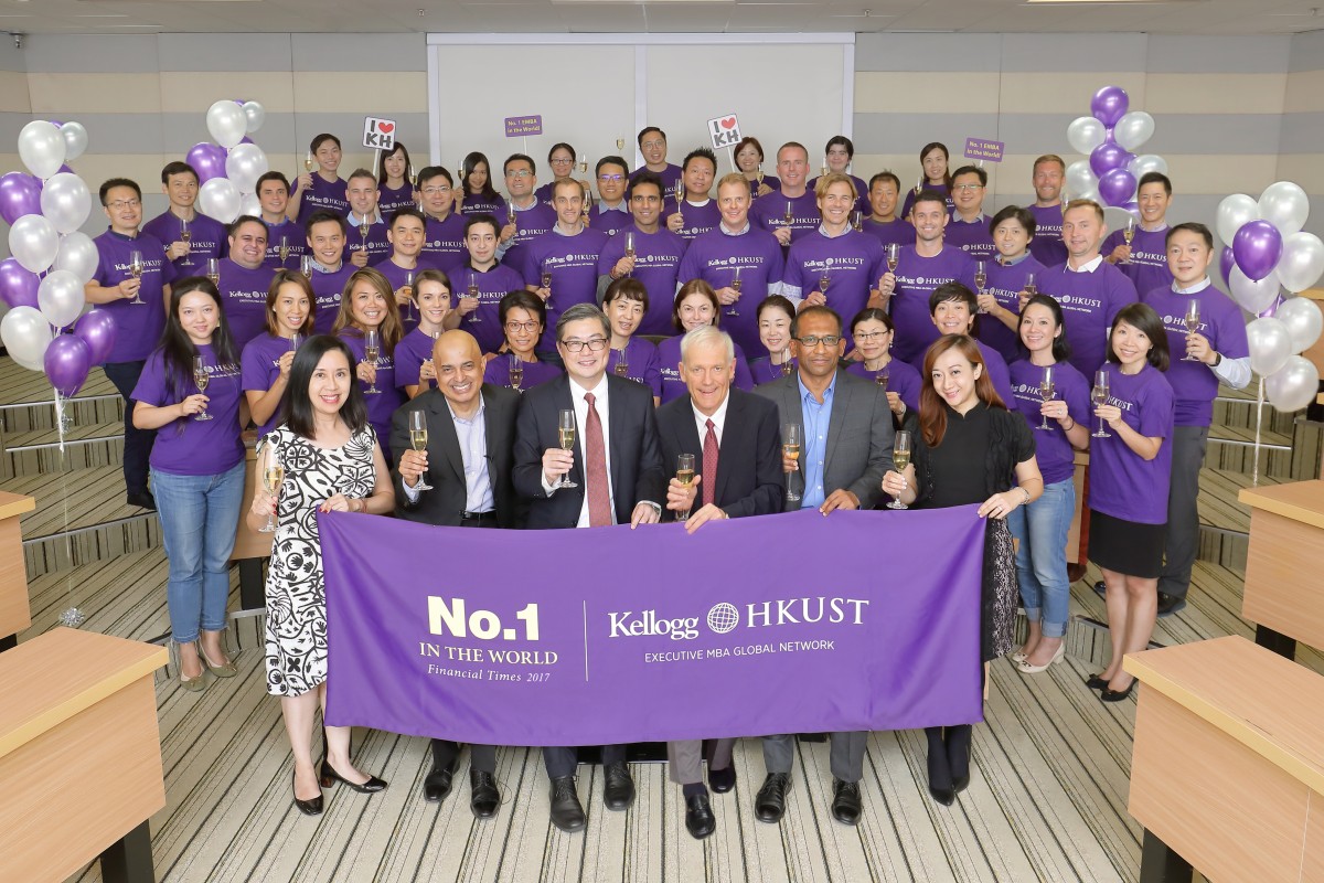 The Kellogg-HKUST celebrates its executive MBA topping the Financial Times international rankings.