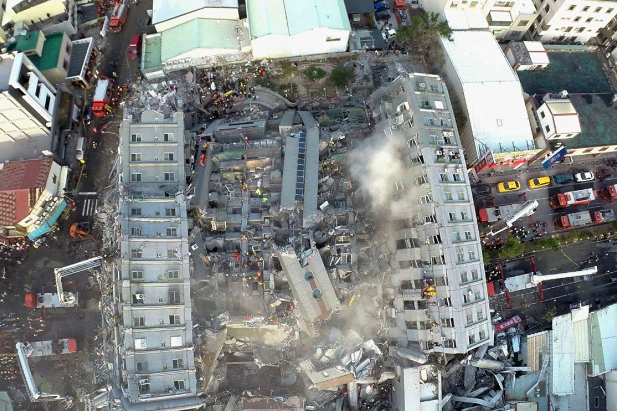 Building Collapse During Deadly Taiwan Earthquake Linked To Shoddy Materials South China Morning Post