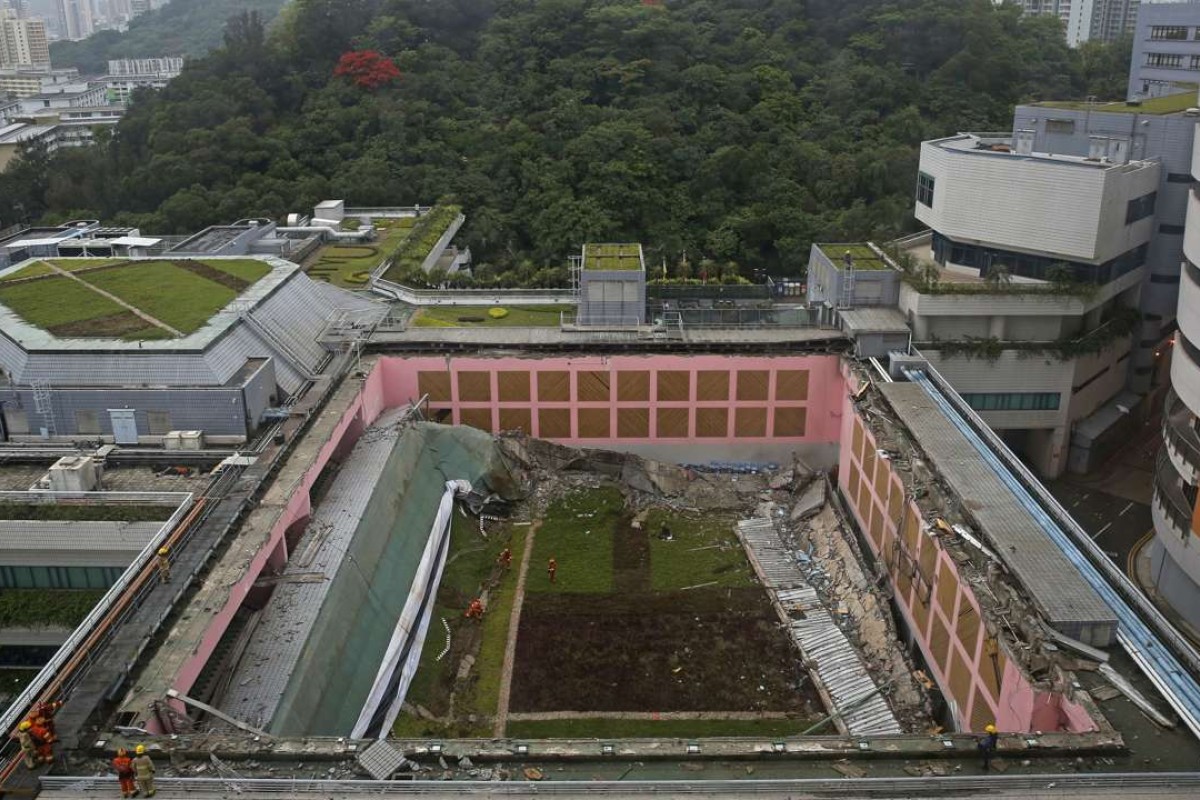 Hong Kong officials identify 11 possible causes of roof collapse at