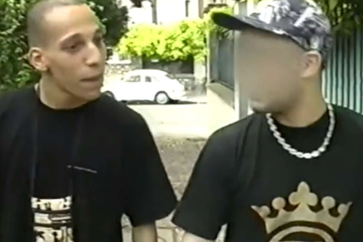 Charlie Hebdo attacker Cherif Kouachi (left), pictured in a 2005 French television documentary. Photo: Handout