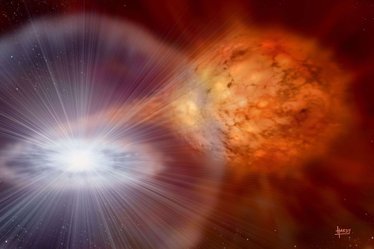 Scientists catch white dwarf star in the act of exploding into a nova |  South China Morning Post